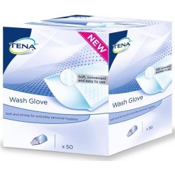 50 gants Tena Wash Glove Soft