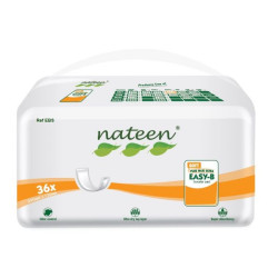 Nateen Easy-B Soft - Pannolone rettangolare tessuto non tessuto 12 x 39 cm