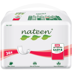 Nateen Easy-B Plus - Pannolone rettangolare tessuto non tessuto 13 x 54 cm